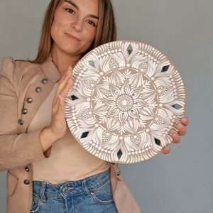Alternative view of Pureté de Lune - 30CM MANDALA