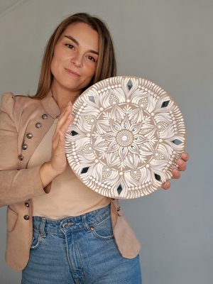 Alternative view of Pureté de Lune - 30CM MANDALA