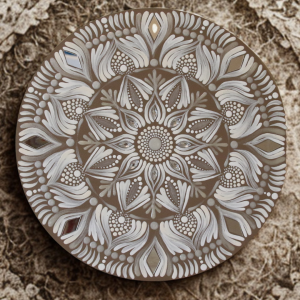 Pureté de Lune - 30CM MANDALA