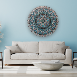 Alternative view of Clarté d’Océan - 80CM MANDALA