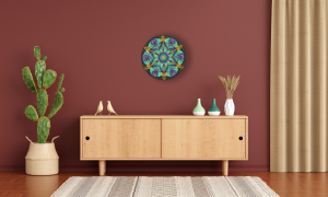 Alternative view of Plume d’Émeraude - 30 CM MANDALA