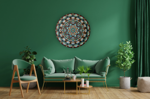 Alternative view of Renaissance de Paon - 70CM MANDALA