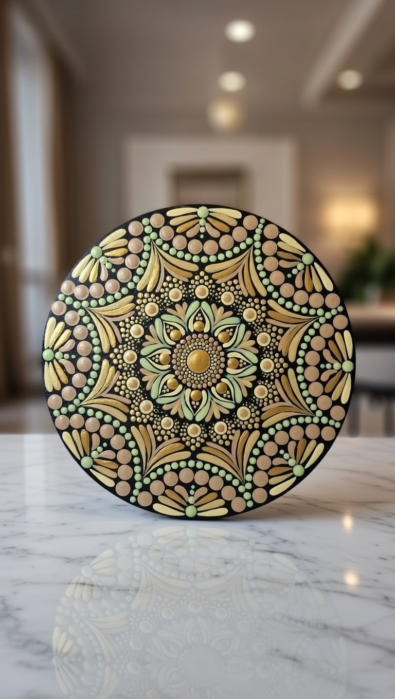 Soleil d’Or - 20CM MANDALA – Image 2